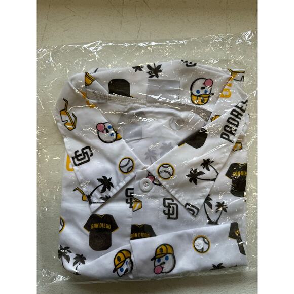 San Diego Padres 619 Jack in the Box Button Shirt Youth L - Picture 4 of 4